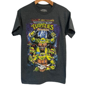 Teenage Mutant Ninja Turtles T Shirt Mens Small TMNT Gray Tee Licensed NEW